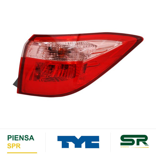 CALAVERA DERECHA TOYOTA COROLLA 2017-2019 EXT ROJO / ROSA C / FOCO TYC