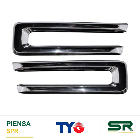MOLDURA DODGE PARRILLA DODGE PICKUP 2019 2024 RAM 2500 3500 CROM CENTRAL JUEGO 2 PZAS TYG 6NB37SZ0AB