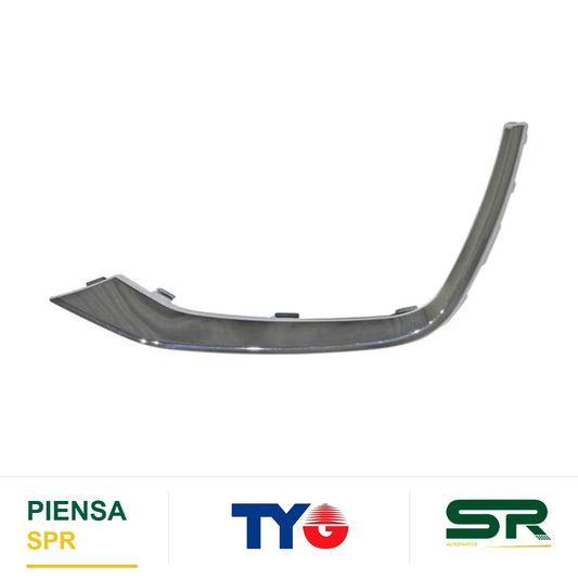 MOLDURA PARRILLA IZQUIERDA CROMADA PARA FARO DE NIEBLA CHEVROLET SPARK 2019-2021 TYG
