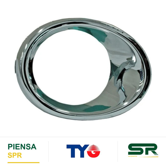 MOLDURA PARRILLA DERECHA CROMADA PARA FARO DE NIEBLA CHEVROLET SONIC 2012-2016 TYG