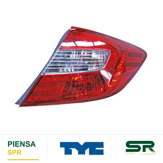 CALAVERA DERECHA HONDA CIVIC 2012-2013 4P C / FOCOS TYC
