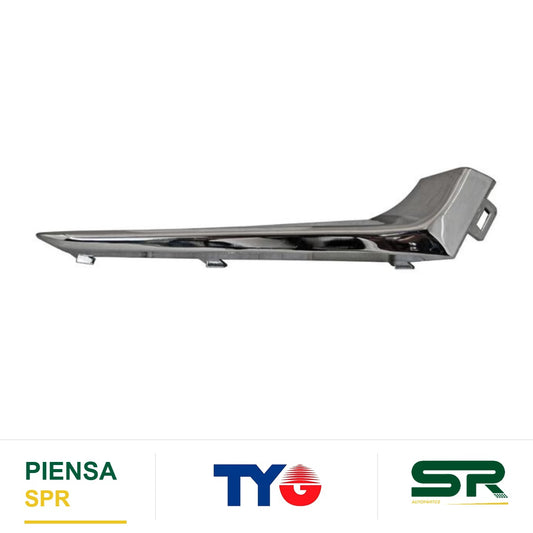 MOLDURA PARRILLA IZQUIERDA CROMADA CHEVROLET MALIBU 2016-2017 TYG