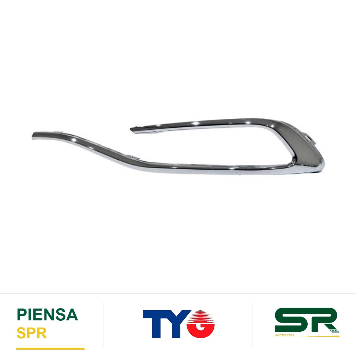 MOLDURA FASCIA TRASERA DERECHA CROMADA VOLKSWAGEN VIRTUS 2023-2025 TYG