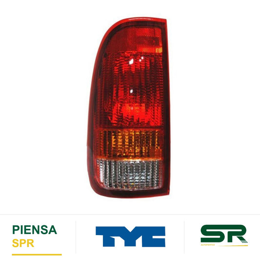 CALAVERA IZQUIERDA FORD PICKUP F150 / 250 2004-2008 ROJO / BCO TYC