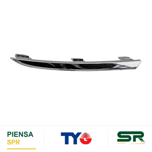 MOLDURA FASCIA TRASERA IZQUIERDA CROMADA VOLKSWAGEN VENTO 2016-2020 TYG