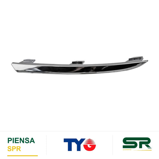 MOLDURA FASCIA TRASERA DERECHA CROMADA VOLKSWAGEN VENTO 2016-2020 TYG