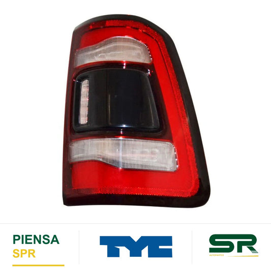 CALAVERA DERECHA LED DODGE PICKUP 2019-2022 1500 S S / SENSOR PUNTO CIEGO OSCURA TYC1 NSF TYC
