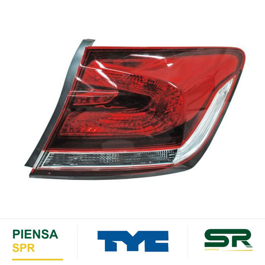 CALAVERA DERECHA HONDA CIVIC 2013-2015 4P EXT C / FOCOS TYC
