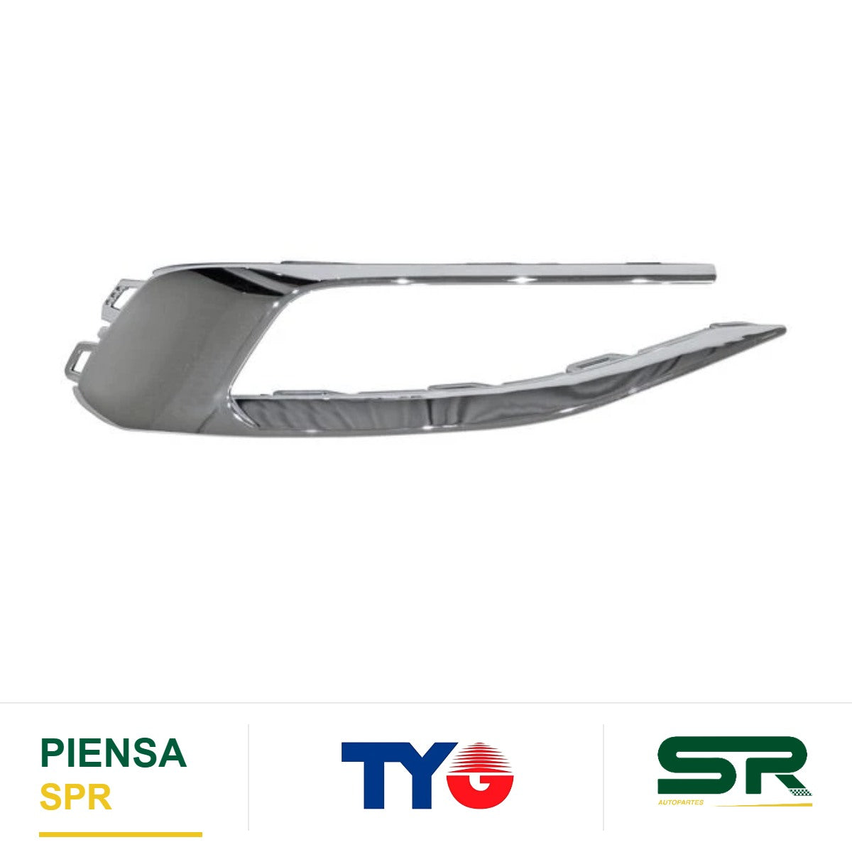 MOLDURA FASCIA TRASERA IZQUIERDA CROMADA VOLKSWAGEN JETTA 2022-2025 TYG