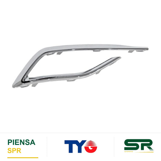 MOLDURA FASCIA TRASERA IZQUIERDA CROMADA VOLKSWAGEN GOLF 2018-2021 TYG