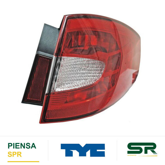 CALAVERA DERECHA FORD FIESTA 2011-2013 4P C / FOCOS TYC