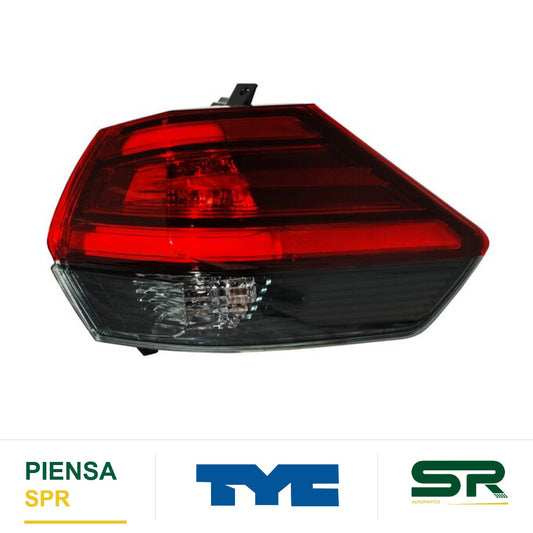 CALAVERA DERECHA NISSAN XTRAIL 2018-2022 / ROGUE 2017-2019 USA TYPE EXT OSCURA TYC