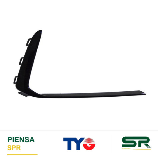 MOLDURA FASCIA DELANTERA DERECHA NEGRA VOLKSWAGEN JETTA 2025-2026 TYG