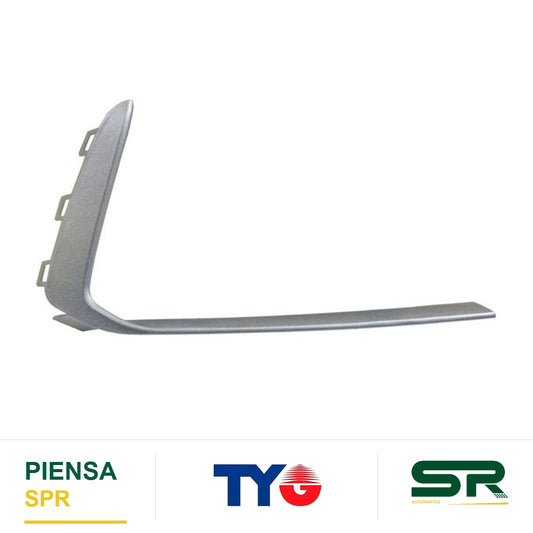 MOLDURA FASCIA DELANTERA DERECHA GRIS VOLKSWAGEN JETTA 2025-2026 TYG
