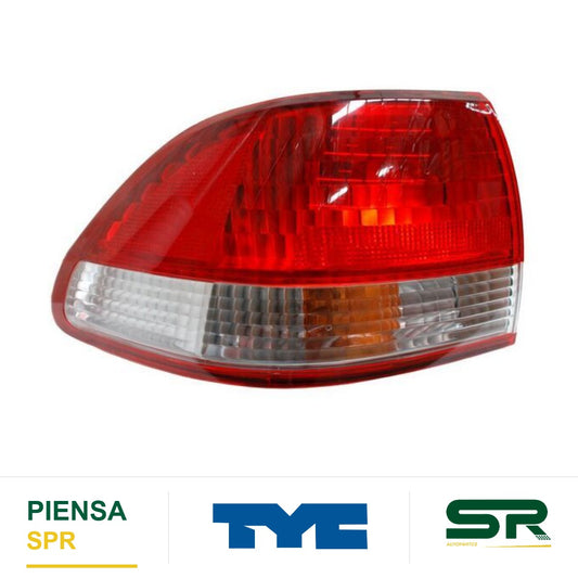 CALAVERA IZQUIERDA HONDA ACCORD 2001-2002 4P ROJO / BCO EXT C / FOCOS TYC
