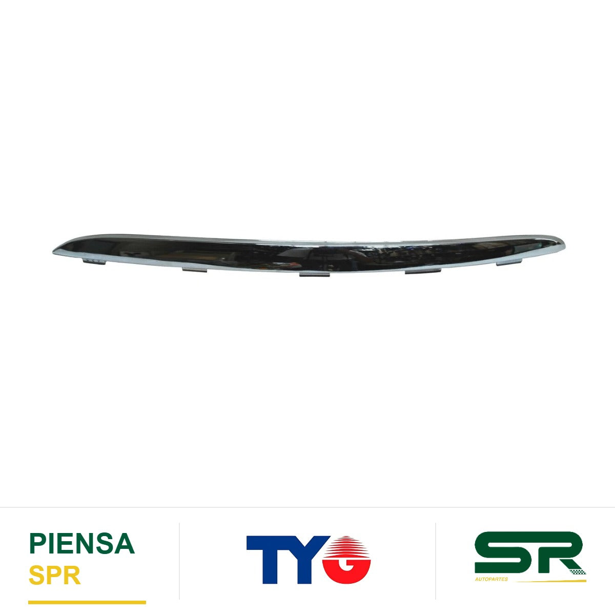 MOLDURA FASCIA DELANTERA IZQUIERDA CROMADA VOLKSWAGEN BORA 2005-2010 TYG