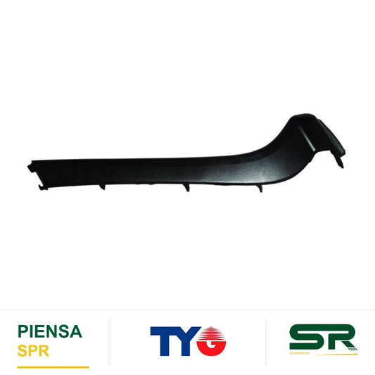 MOLDURA FASCIA DELANTERA DERECHA NEGRA 5 PUERTAS TOYOTA YARIS 2017-2018 TYG