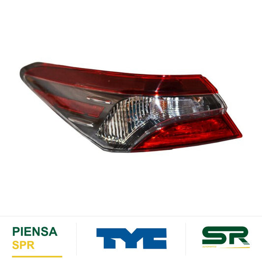 CALAVERA IZQUIERDA LED TOYOTA CAMRY 2021-2023 EXT S OSCURA TYC