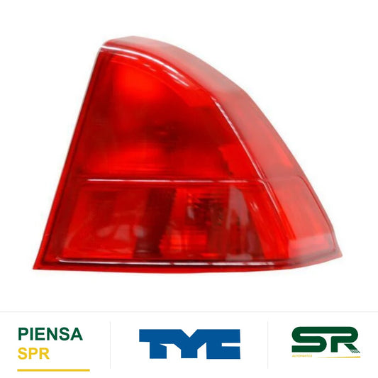 CALAVERA DERECHA HONDA CIVIC 2001-2002 4P ROJO EXT C / FOCOS 28702 TYC