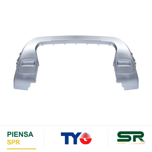 MOLDURA RENAULT FASCIA DELANTERO DUSTER 2021 2024 PLATA TYG HDRDU21DP