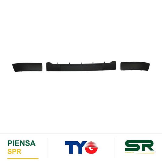 MOLDURA RENAULT FASCIA DELANTERO CLIO 2002 2006 JGO 3 PZAS TYG HDRCL02J