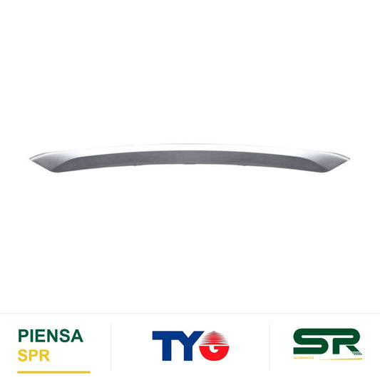 MOLDURA FASCIA TRASERA PLATA PEUGEOT 2008 2021-2024 TYG