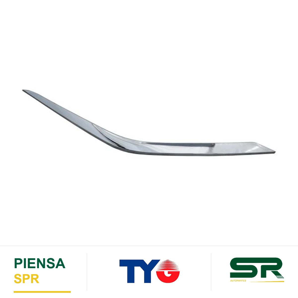 MOLDURA FASCIA DELANTERA IZQUIERDA CROMADA NISSAN MURANO 2015-2019 TYG