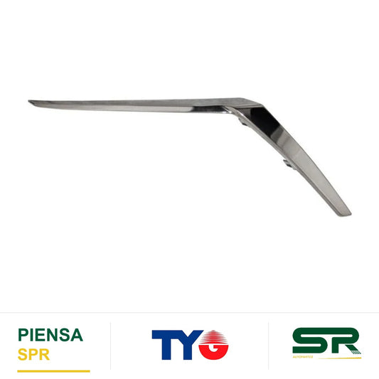 MOLDURA NISSAN FASCIA DELANTERO KICKS 2021 2024 CROM HUMO DERECHO TYG 620745R00B