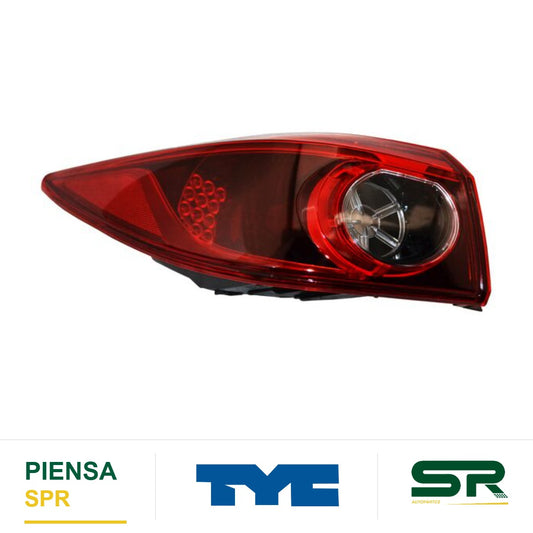 CALAVERA IZQUIERDA LED MAZDA 3 2014-2018 4P EXT S TYC