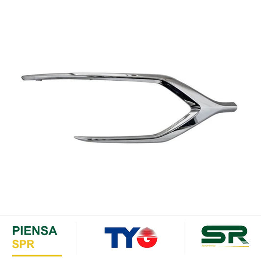 MOLDURA MITSUBISHI FASCIA MIRAGE 2017 2020 5P CROMADA DERECHO TYG 6402A392