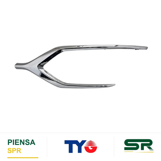 MOLDURA MITSUBISHI FASCIA MIRAGE 2017 2020 5P CROMADA IZQUIERDO TYG 6402A391