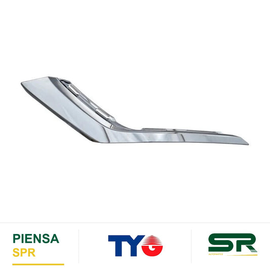 MOLDURA MITSUBISHI FASCIA DELANTERO OUTLANDER 2016 2018 CROMADA INFERIOR IZQUIERDO TYG HDMTOU16ICL