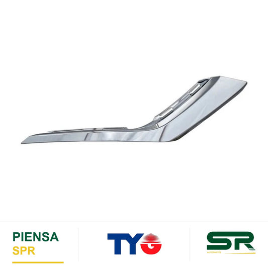 MOLDURA MITSUBISHI FASCIA DELANTERO OUTLANDER 2016 2018 CROMADA INFERIOR DERECHO TYG HDMTOU16ICR