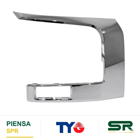 MOLDURA FASCIA DELANTERA DERECHA CROMADA MITSUBISHI PU L200 2025 TYG