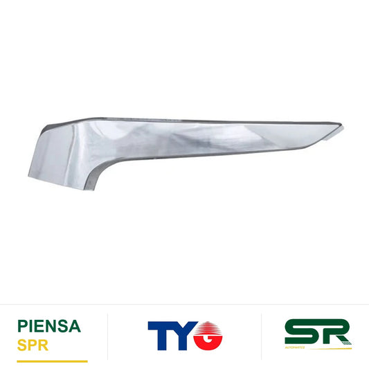 MOLDURA FASCIA DELANTERA DERECHA CROMADA MITSUBISHI PU L200 2020-2024 TYG