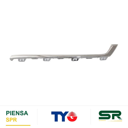 MOLDURA FASCIA TRASERA IZQUIERDA CROMADA MG RX8 2022-2024 TYG