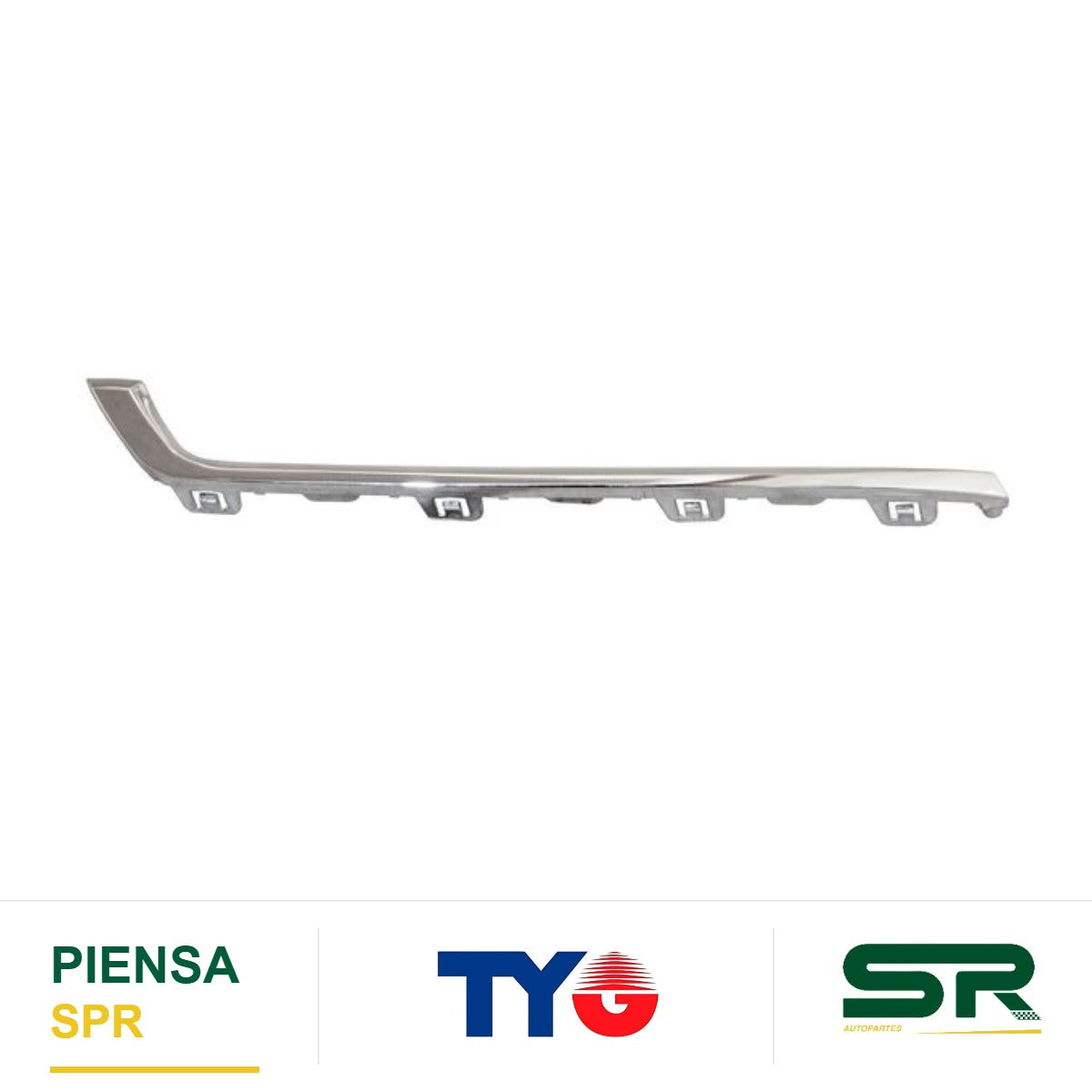MOLDURA FASCIA TRASERA DERECHA CROMADA MG RX8 2022-2024 TYG