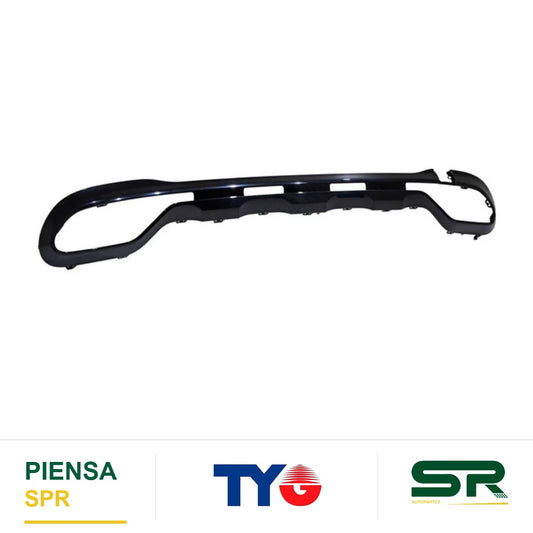 MOLDURA MERCEDES BENZ FASCIA TRASERO MBENZ GLC 2024 2025 NEGRA TYG HDMBGC24T