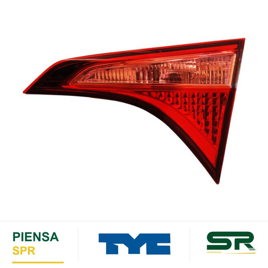 CALAVERA DERECHA TOYOTA COROLLA 2017-2019 INT ROJO / ROSA C / FOCO TYC