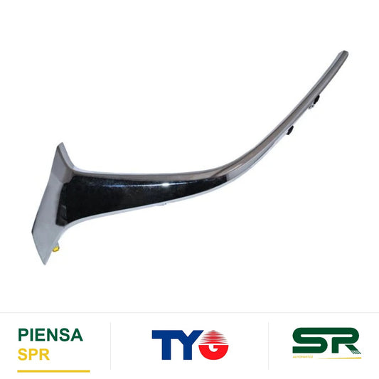 MOLDURA FASCIA DELANTERA DERECHA CROMADA MAZDA CX3 2016-2025 TYG