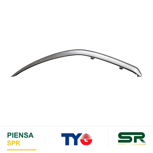 MOLDURA KIA FASCIA DELANTERO FORTE 2022 2024 PLATA IZQUIERDO TYG 863A7M7500