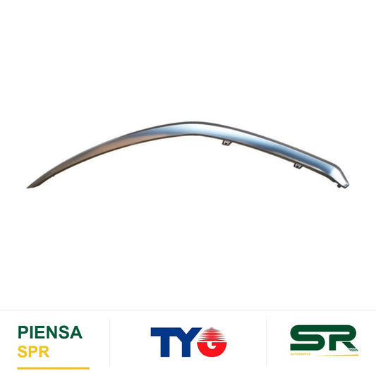 MOLDURA KIA FASCIA DELANTERO FORTE 2022 2024 CROM SATIN IZQUIERDO TYG 863A7M7510