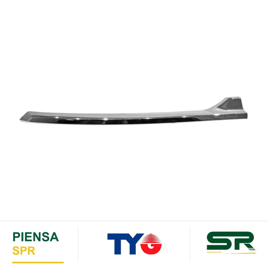 MOLDURA JEEP FASCIA TRASERO GRAND CHEROKEE 2022 2024 OVERLAND CROM IZQUIERDO TYG HDJGC22OTL