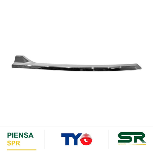 MOLDURA JEEP FASCIA TRASERO GRAND CHEROKEE 2022 2024 OVERLAND CROM DERECHO TYG HDJGC22OTR