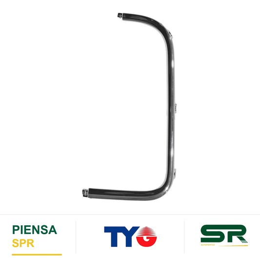 MOLDURA JEEP FASCIA DELANTERO GRAND CHEROKEE 2022 2024 OVERLAND CROM IZQUIERDO TYG HDJGC22OL