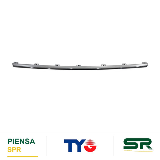 MOLDURA JEEP FASCIA DELANTERO GRAND CHEROKEE 2022 2024 INFERIOR CROM TYG HDJGC22IC