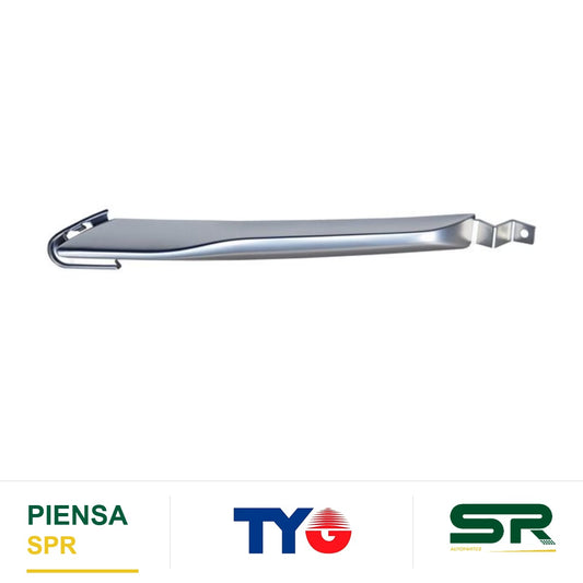 MOLDURA JEEP FASCIA DELANTERO GRAND CHEROKEE 2022 2024 CROM SATIN IZQUIERDO TYG HDJGC22CSL