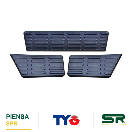 MOLDURA JAC FASCIA TRASERO FRISON 2020 2025 3 PZAS 4P TYG HDJAFR20JT
