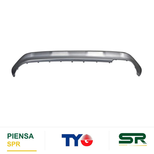 MOLDURA HYUNDAI FASCIA TRASERO SANTA FE 2019 2020 PLATA TYG HDHDSF17TR