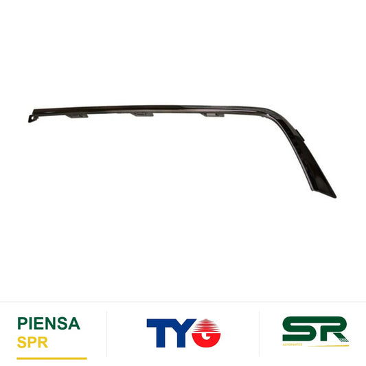 MOLDURA HYUNDAI FASCIA TRASERO ELANTRA 2021 2023 NEGRA DERECHO TYG 86698AB000